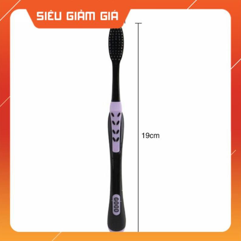 Sale sốc -  Set 4 bàn chải kem đánh răng than hoạt tính Good - (HCM)