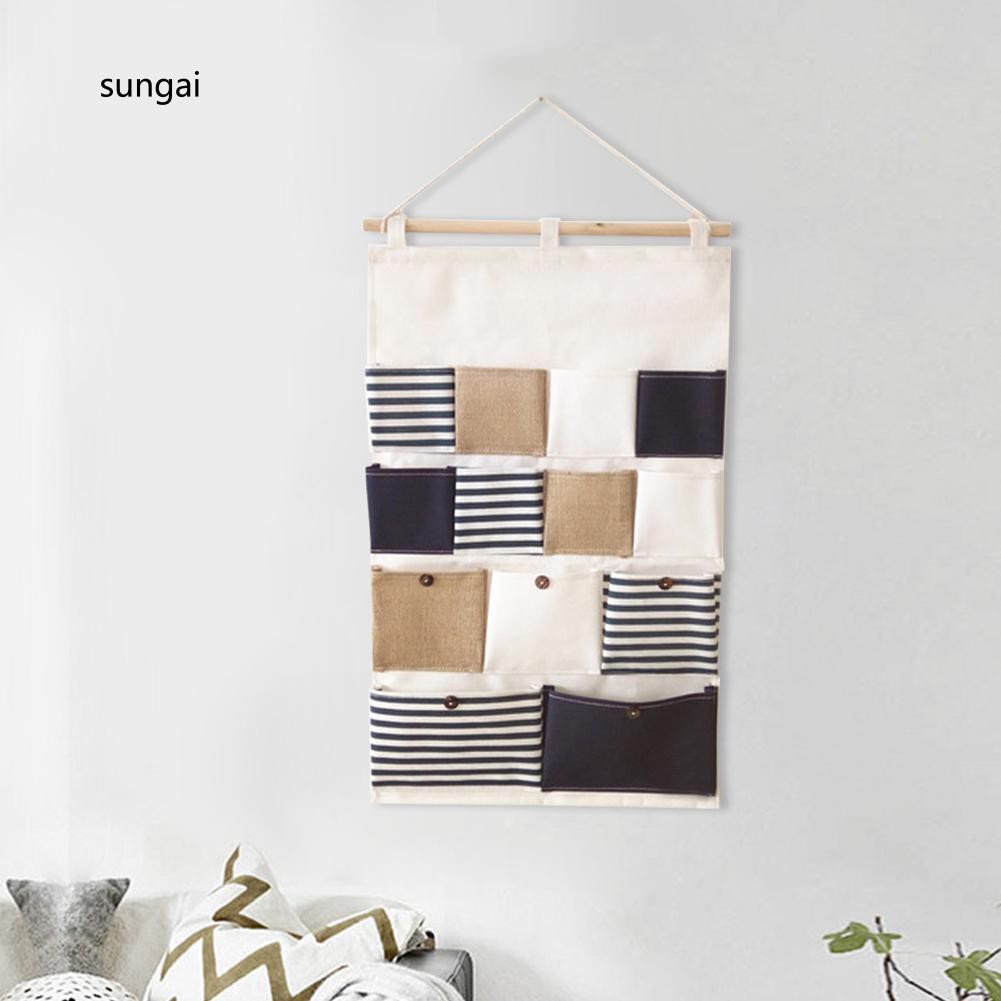 Túi Treo Tường Đựng Vật Dụng 13 Ngăn Tiện Lợi | BigBuy360 - bigbuy360.vn