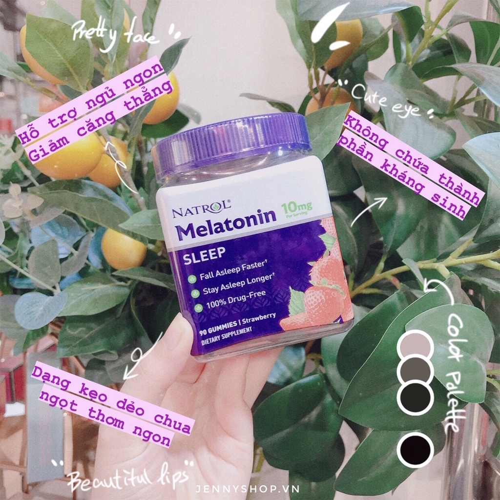 Kẹo Dẻo Ngủ Ngon Natrol Gummies Melatonin