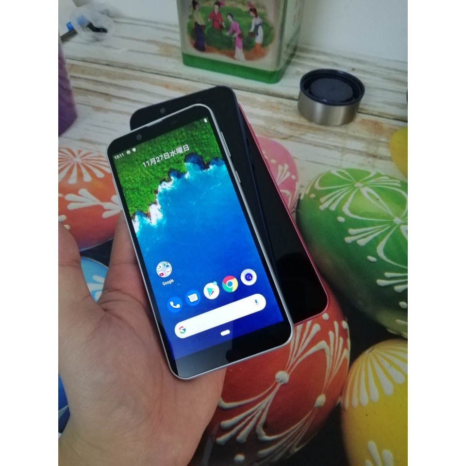 [ Update mới nhất,Android 10] Điện thoại Nhật Androi One Sharp S5, chống nước (IPX5 / 8) và chống bụi (IP6X), tiếng việt