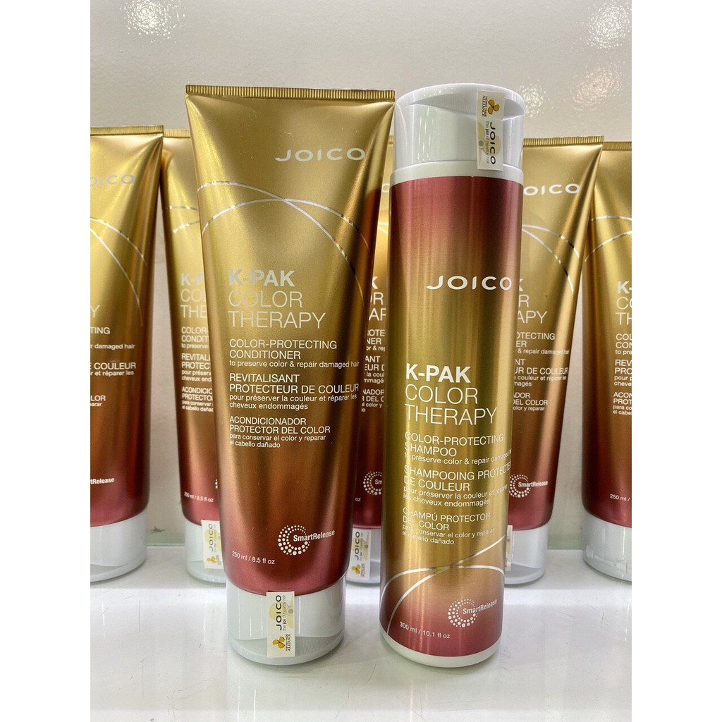 DẦU GỘI XẢ DƯỠNG GIỮ MÀU TÓC NHUỘM JOICO K-PAK COLOR THERAPY (MỸ) 300ML