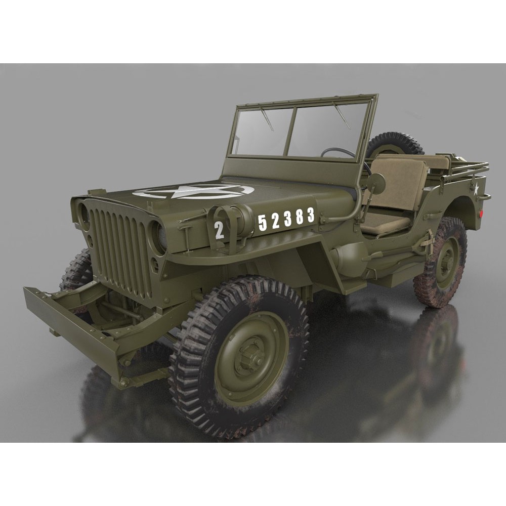 Áo Thun In Hình Xe Jeep Willys 10 Kiểu Mỹ Cá Tính