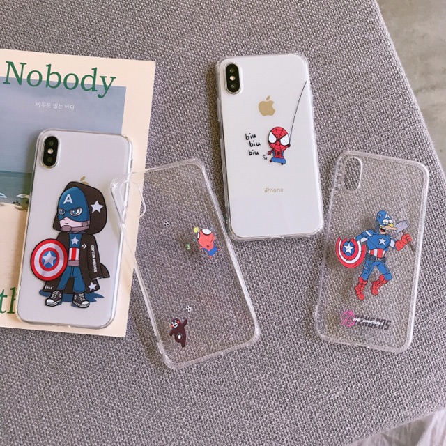 Ốp lưng iPhone silicone - Spider man