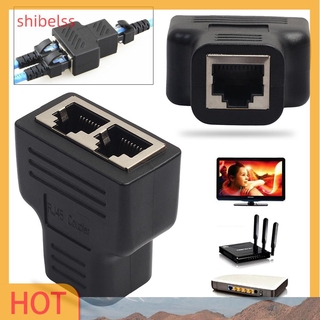 Bộ Chia Rj45 1 Sang 2 Dual Female Port Cat5 / Cat 6 Lan