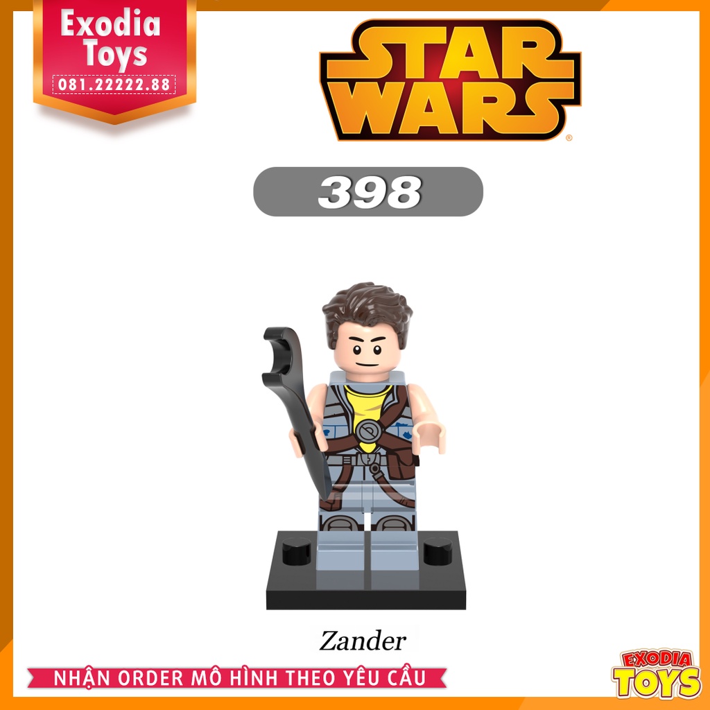 Xếp hình Minifigure Star Wars Chiến Tranh Giữa Các Vì Sao - Đồ Chơi Lắp Ghép Sáng Tạo - XINH X0132