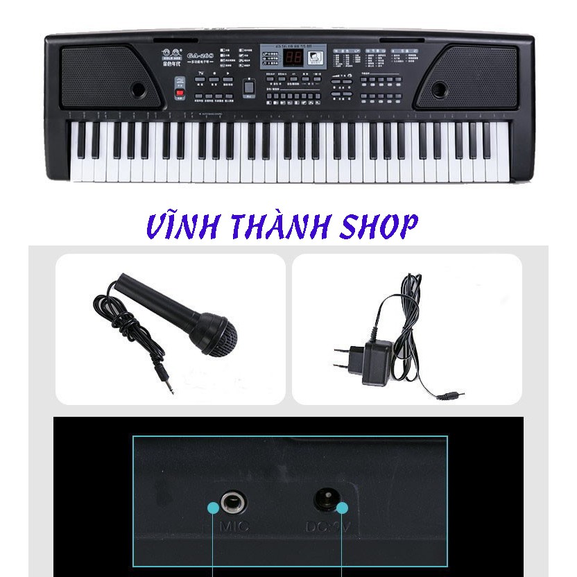 Đàn Piano Đàn Điện Đàn Electronic Keyboard Đàn 61 phím kèm mic