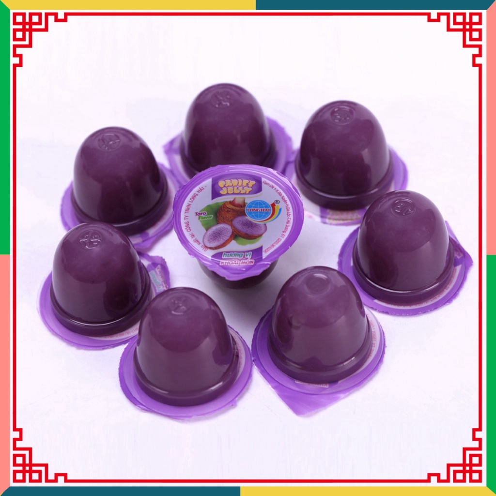 Thạch rau câu Long Hải vị khoai môn tải trọng túi 416 g