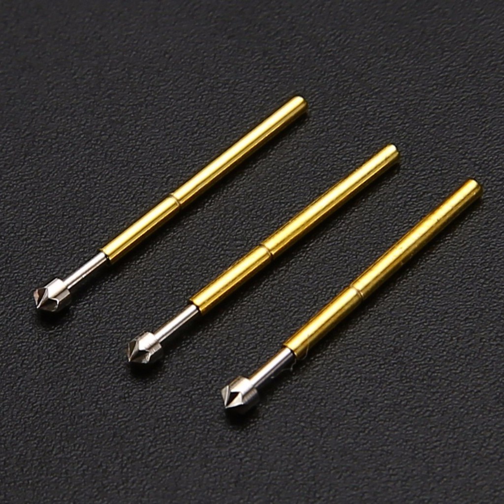 PTPTRATE ★50pcs P75-LM2 Dia. 1.02mm Spring Loaded Test Probes Receptacle Pogo Pin Tool Set
