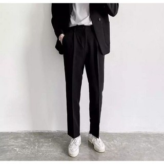 Quần baggy nam ống rộng vải Hàn cao cấp, co giãn phân loại tây âu thời trang Hàn Quốc