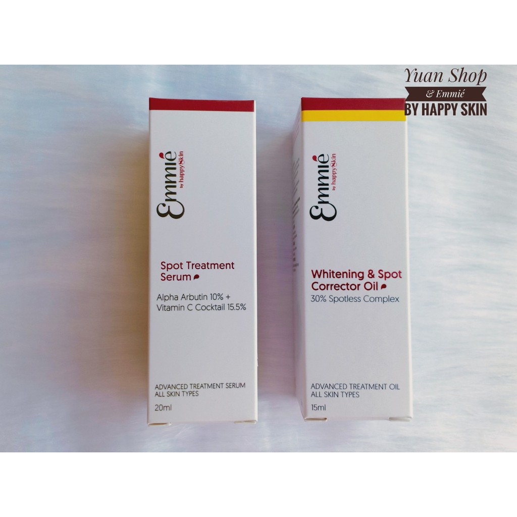 [Chính Hãng] Happy Skin Dầu Dưỡng Trắng Mờ Thâm Emmié Whitening & Spot Corrector Oil | BigBuy360 - bigbuy360.vn