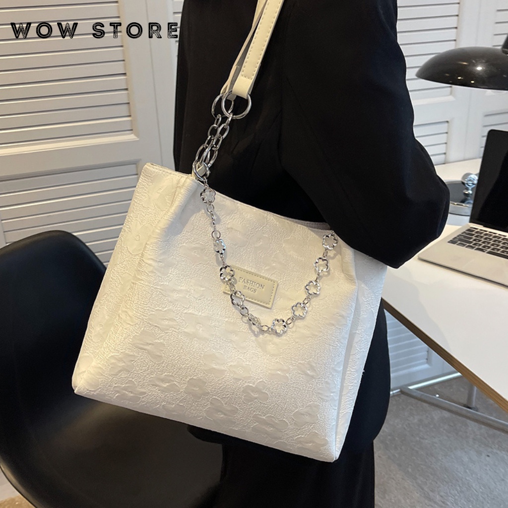 Túi xách nữ công sở đeo chéo đẹp để vừa A4 tote da pu đi học đi chơi thời trang cao cấp giá rẻ TX0015 Wow Store