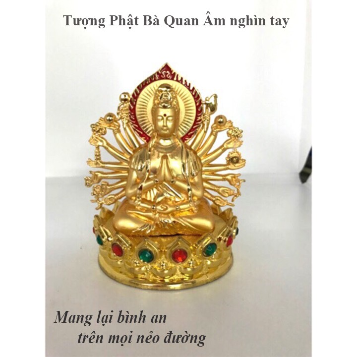 Tượng Phật Bà Quan Âm nghìn tay mang lại an lạc, niềm vui - br00603