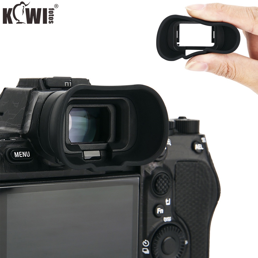 Kính ngắm máy ảnh JJC silicon mềm dài cho máy ảnh sony a7iv a7m4 a1 a7siii a7s3 thay thế kính ngắm sony fda-ep19