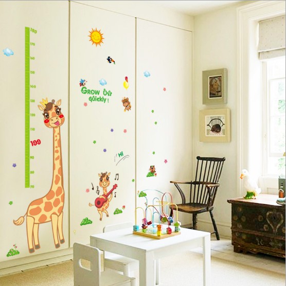 Decal thước đo hươu con vui nhộn