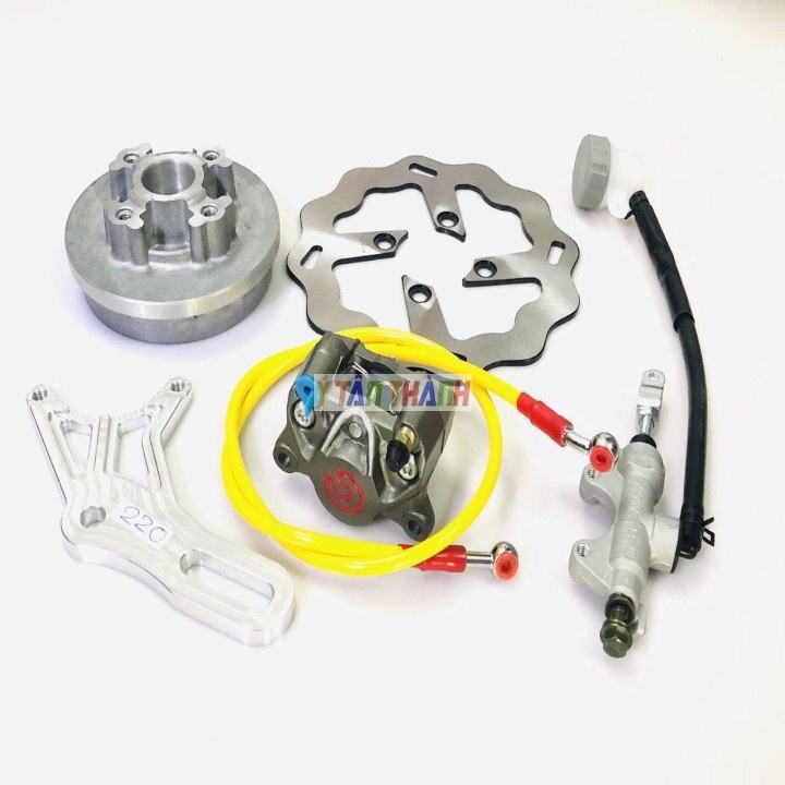 Bộ Đĩa Sau Sirius Heo Rembo Xám Đĩa 220Mm V3 MS1272