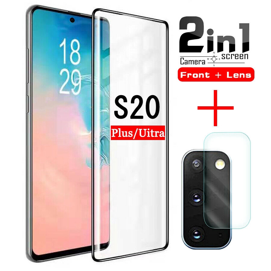 Kính Cường Lực Bảo Vệ Camera Sau 2 Trong 1 Cho Samsung Galaxy S20/S20 Plus/S 20 +