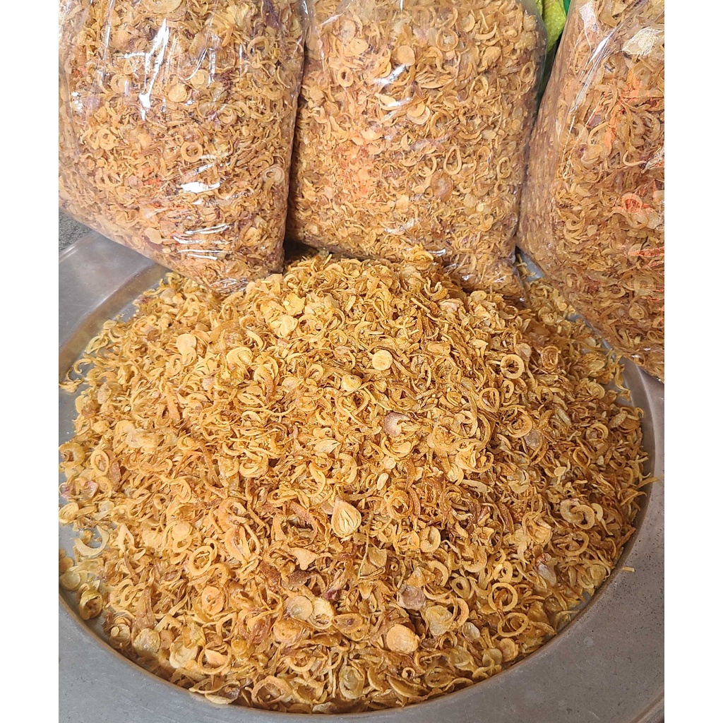 Hành phi giòn thơm ngon 100g/250g  - dùng cho bánh tráng trộn, xôi, cơm, các món bún