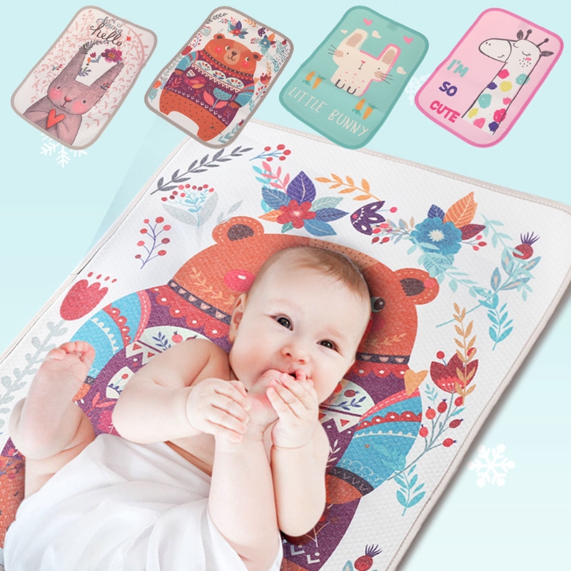 Baby Changing Pad Reusable Waterproof Stroller Diaper Portable Mattress Cartoon