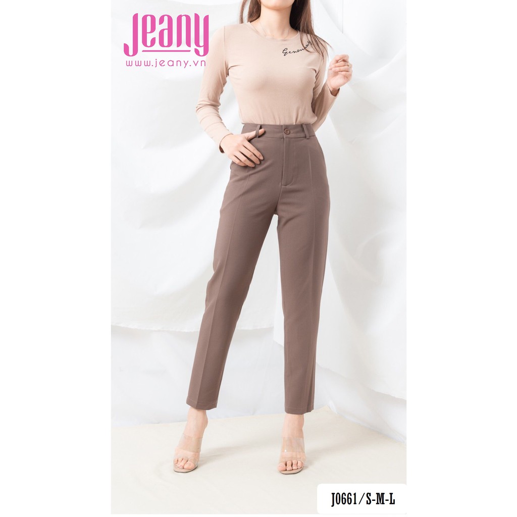 Quần Tây Nữ Thời Trang Màu Nâu J0661 - Jeany