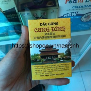 Dầu Gừng Cung Đình chuyên trị đau đầu, tê mỏi chân tay, đau nhức xương khớp, đau dây thần kinh, đau vai gáy 30ml
