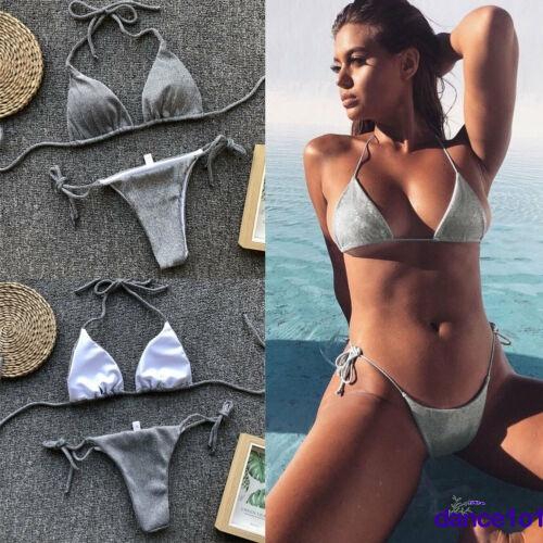 Bikini hai mảnh bằng vải chinlon có miếng độn ngực quyến rũ cho nữ