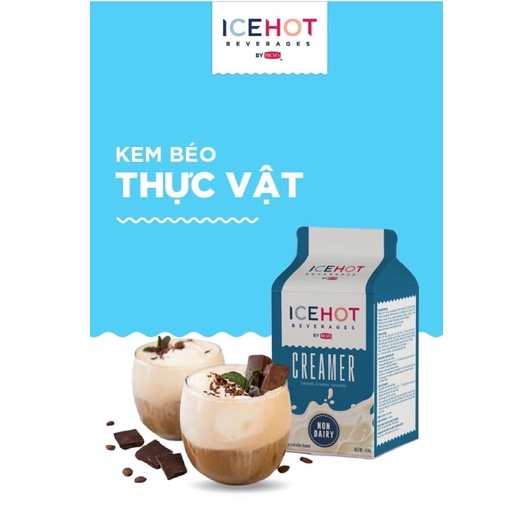 [Nguyên thùng] Kem béo thực vật ICEHOT (Rich lùn)