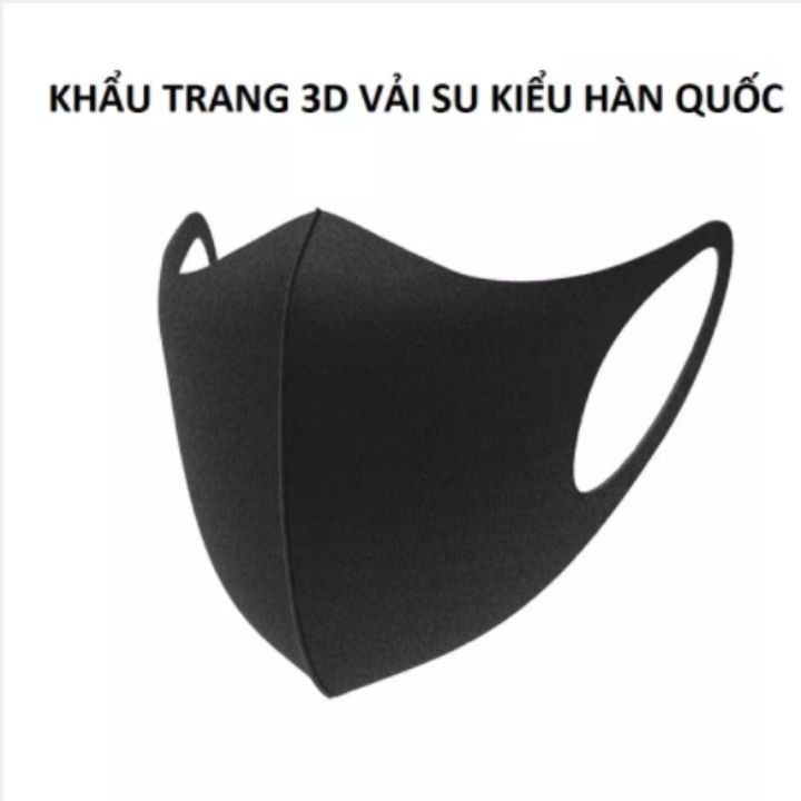 Khẩu trang 3D kháng khuẩn, chống bụi mịn, phòng dịch