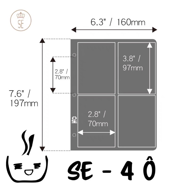 SHEET SE DÙNG CHO BINDER BÌA CÒNG A5-3 CÒNG