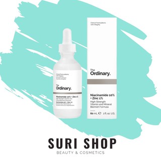 Serum The Ordinary Niacinamide 10% + Zinc 1% 30ml Ngăn Mụn Giảm Mờ Thâm Cho Da