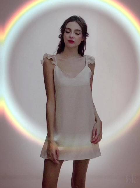 Váy Ngủ Lụa Cao Cấp Dáng Suông Phối Tay Cánh Tiên Gợi Cảm Dreamy VS14 | BigBuy360 - bigbuy360.vn