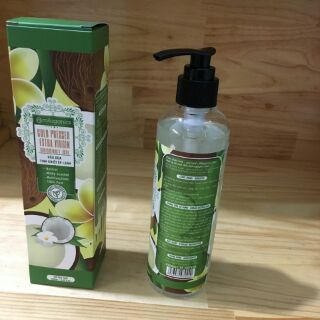 Dầu Dừa Tinh Khiết Ép Lạnh Milaganics 250 ml