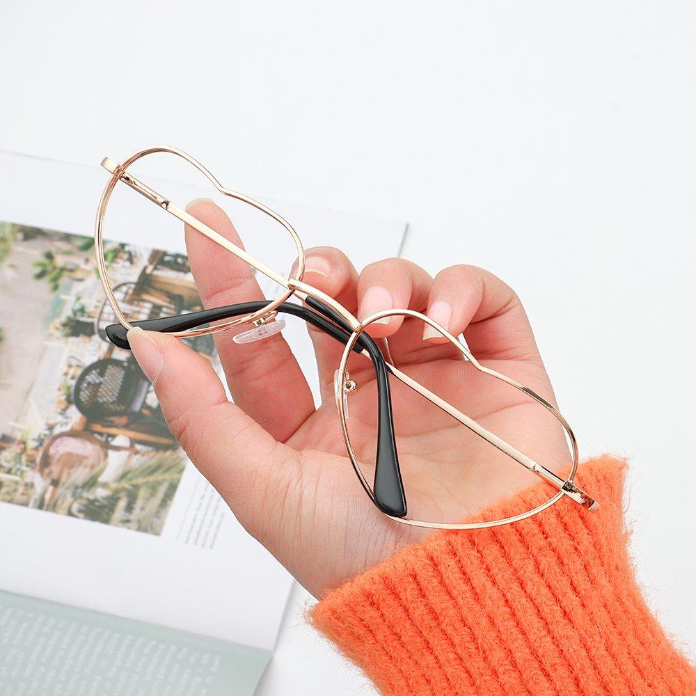 JONYE Mắt Kính Gọng Kim Loại Dùng Hóa Trang Độc Đáo