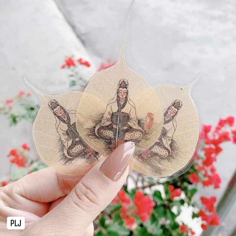 Lá bồ đề in phật 3D