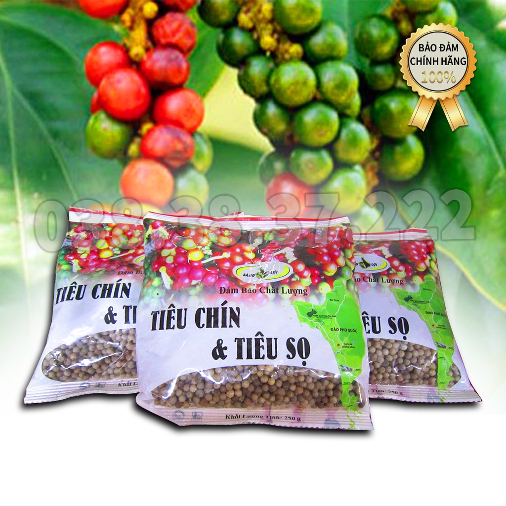 Tiêu sọ Phú Quốc SÁNG LỢI gói 250g