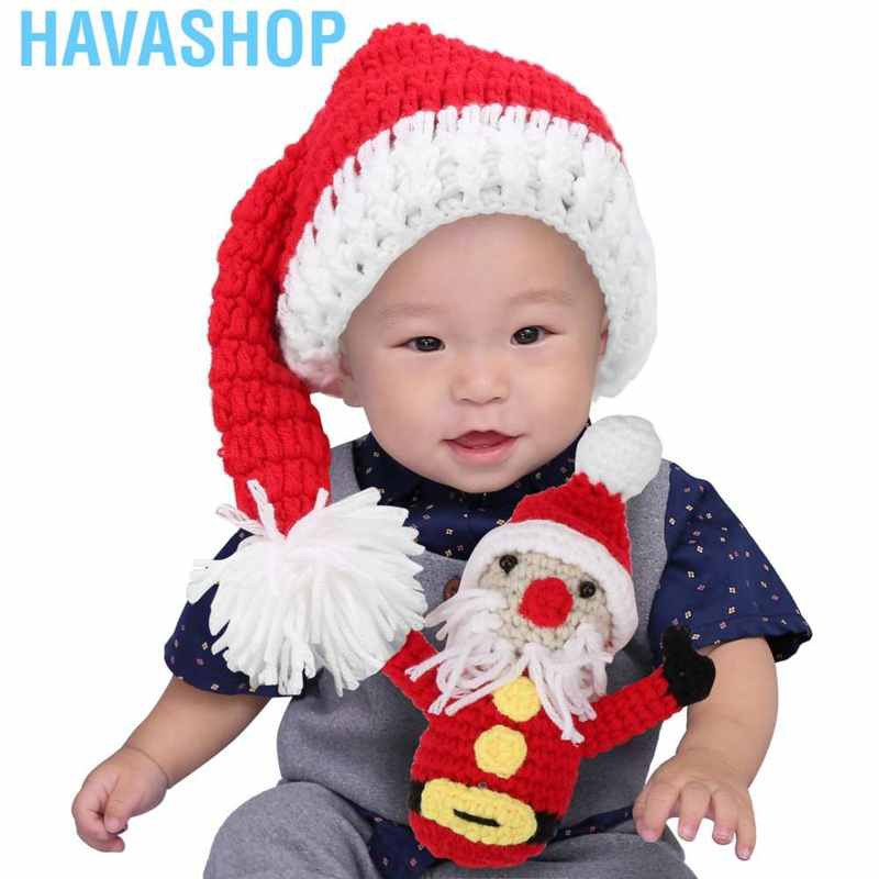 Búp Bê Hình Ông Già Noel Làm Đạo Cụ Chụp Ảnh Cho Bé Sơ Sinh