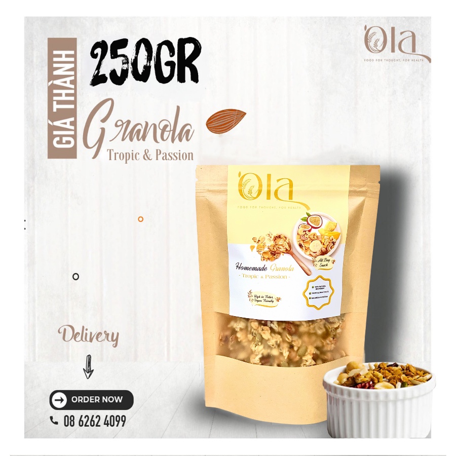 Granola Tropic &amp; Passion 250G