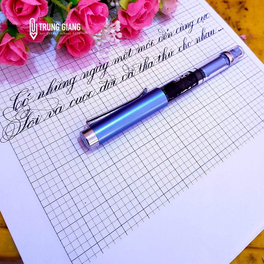 Bút Luyện Chữ Đẹp Ngòi Lá Tre Nét Thanh Đậm Viết Calligraphy Bút Máy CG01