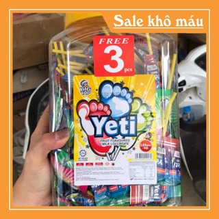 Sỉ lọ kẹo mút Yeti hình bàn chân