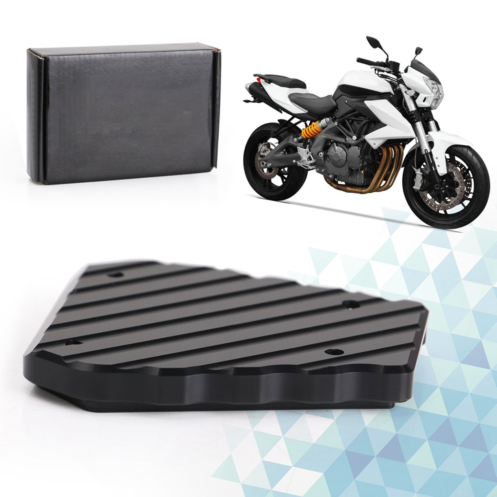 IN STOCK Motorcycle CNC Aluminum Side Stand Extension Plate Motorcycle Kickstand For Benelli TRK502