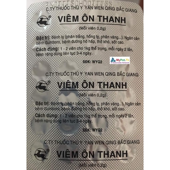 Viên ôn thanh vỉ 24 viên