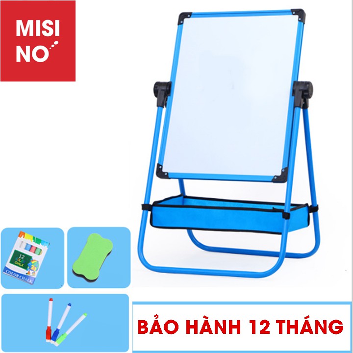 Bảng vẽ trẻ em tặng kèm bút lông, tẩy xóa, phần viết - Bảng flipchart 2 mặt cho bé