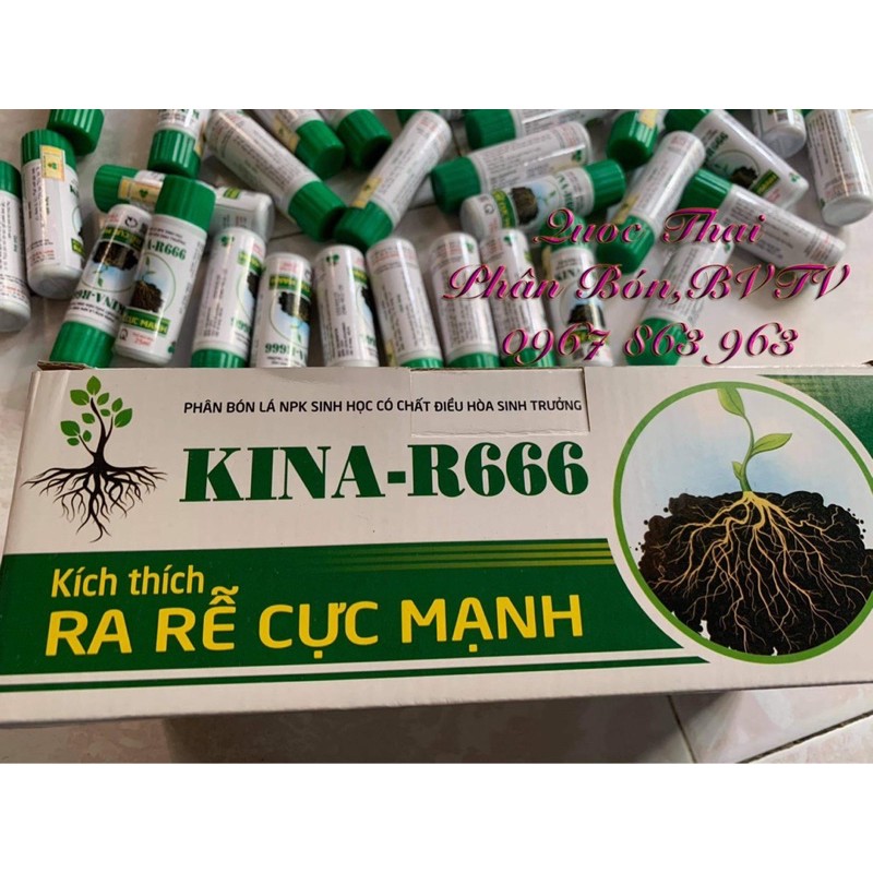 Kích Thích Ra Rễ Sinh Học Cực Mạnh Kina Roots R666 ,ống 25ml