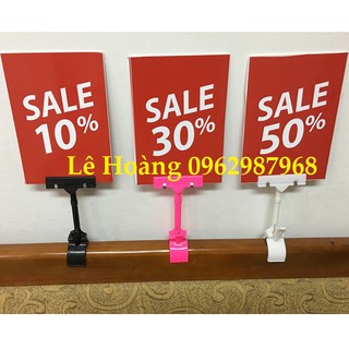 Bộ Kẹp Biển Sale Gồm 1 Kẹp Nhựa và 1 Biển Sale