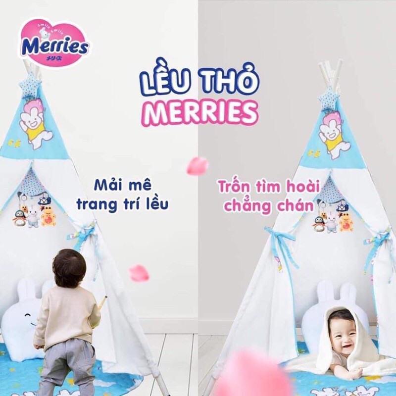 Lều thỏ Merries xinh xắn cho bé (1m2x1m6)