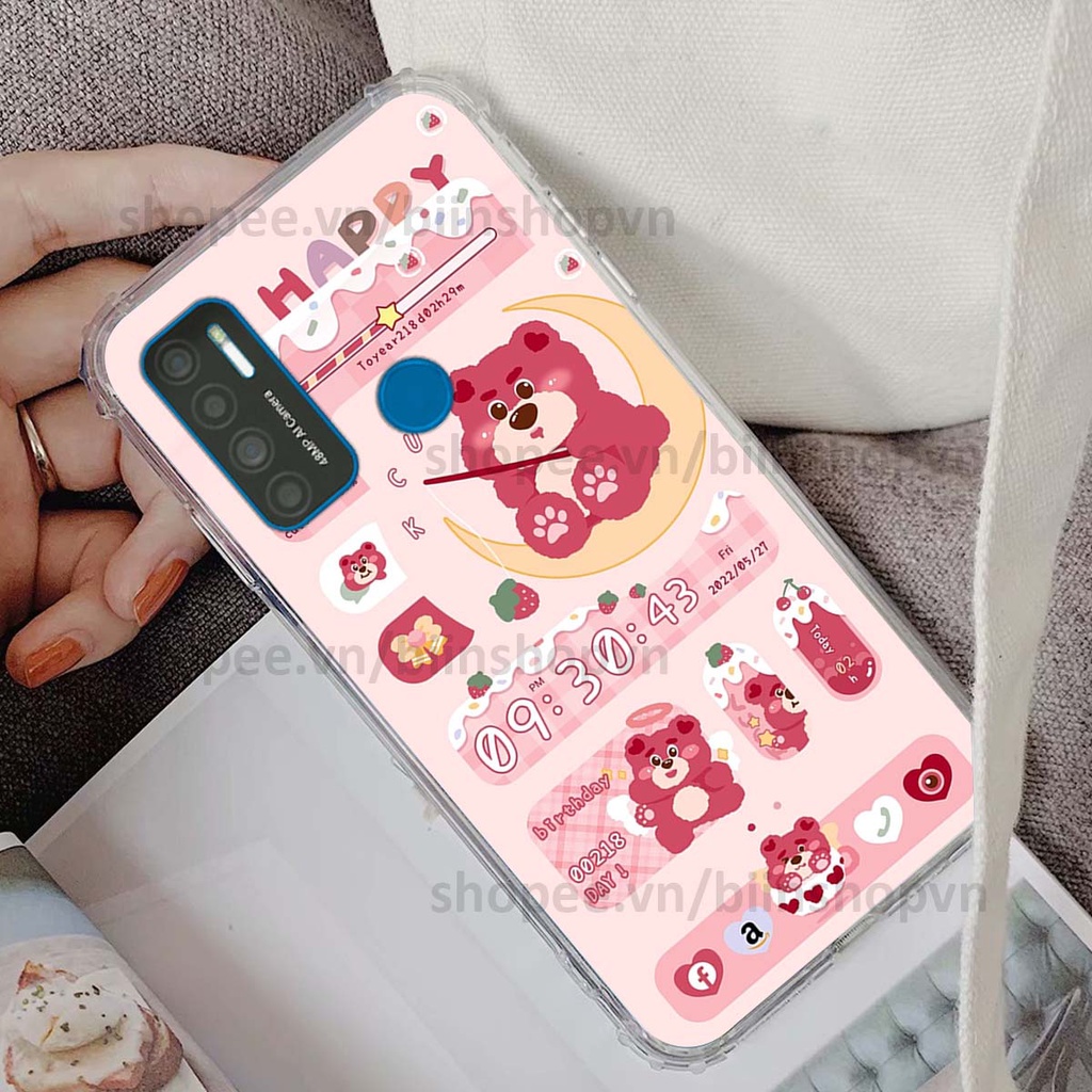 Ốp Vsmart Star 5 / Joy 4 / Live 4 in 3D icon gấu nổi siêu xinh, siêu đáng yêu, cá tính phong cách