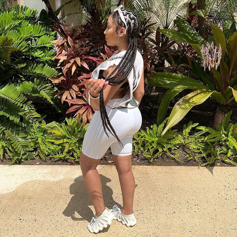 Áo Thun Sát Nách Cổ Tròn Dáng Rộng In Hoạt Hình Dasigner Nhiều Màu Thời Trang 2022 Cho Nữ