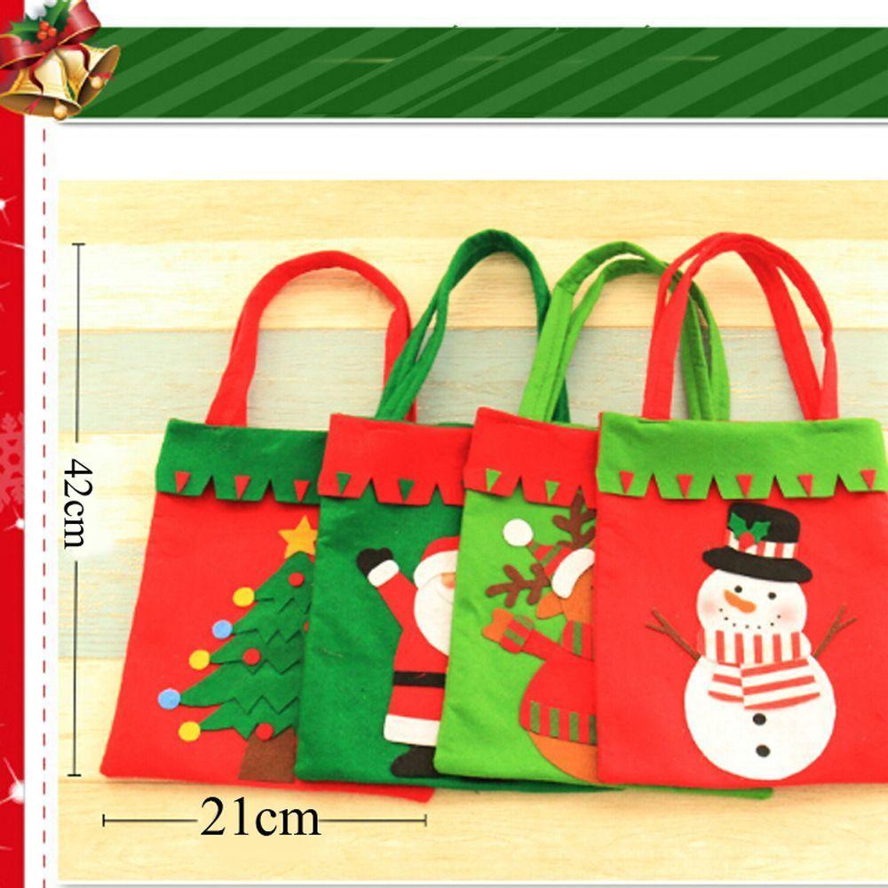 KRNY Túi Đựng Quà Giáng Sinh Hình Ông Già Noel / Người Tuyết / Nai