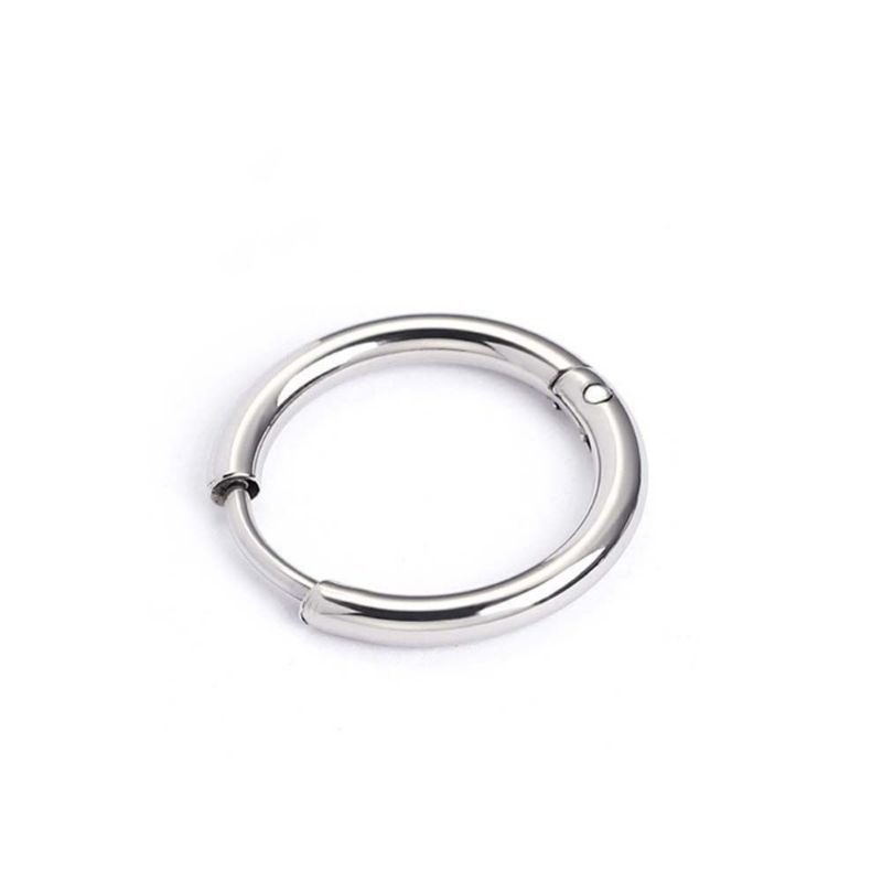 KHUYÊN TRÒN ĐEO TAI  - Khuyên Tai Titan - Không han gỉ - An toàn cho da - Bạc / Vàng / Đen - 69STORE