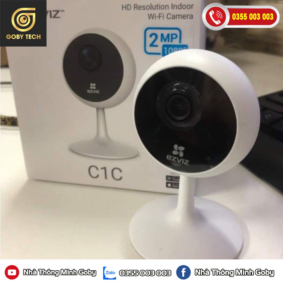 [Video Lắp Đặt] Camera wifi Ezviz C1C 720P 1080P Chính Hãng Chất Lượng Hình Ảnh Full HD Bảo Hành 2 Năm