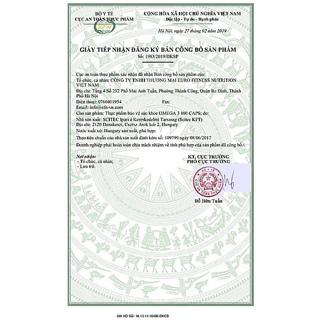 Scitec Fish Oil  - Dầu Cá Cao Cấp Cung Cấp Omega 3 - Nhập Khẩu Châu Âu